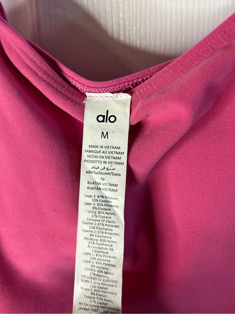 ALO Yoga Alosoft Courtside Tennis Dress- Paradise Pink/ Size Medium